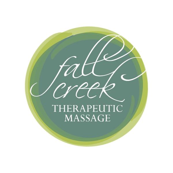 Logo Design | Fall Creek Therapeutic Massage | target market of men, women, and massage services | theraputic massage located in Ithaca, NY