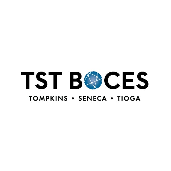 Education Logo Design | TST BOCES | target market focused on adult education, career and technical education, exceptional education, regional alternative school | located in Ithaca, NY