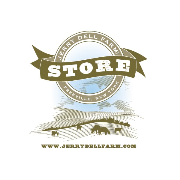 Small Business Logo Design| Jerry Dell Farm Store|Certified Organic|target market focus on fresh, locally grown food and produce | located in Freeville, NY