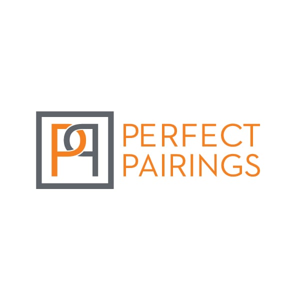 Small Business Logo Design| Perfect Pairings| focused target market of dating, heart of the Finger Lakes, personalized matchmaking| located in Ithaca, NY