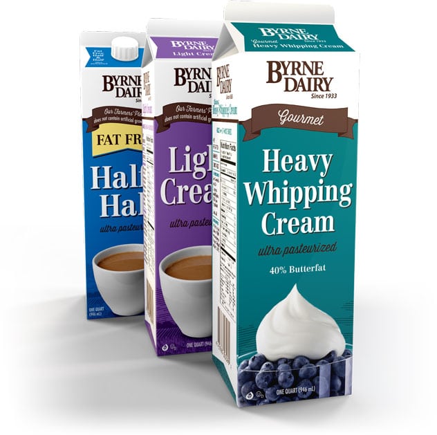 Cardboard Creamer Carton Packaging | Byrne Dairy | located in Cortland and Syracuse, NY